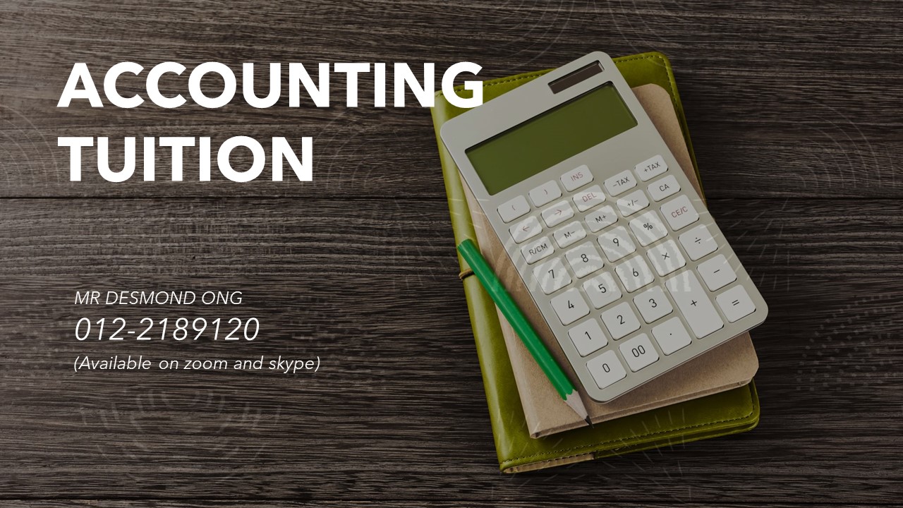 Desmond Ong Accounting Tuition — photo 1