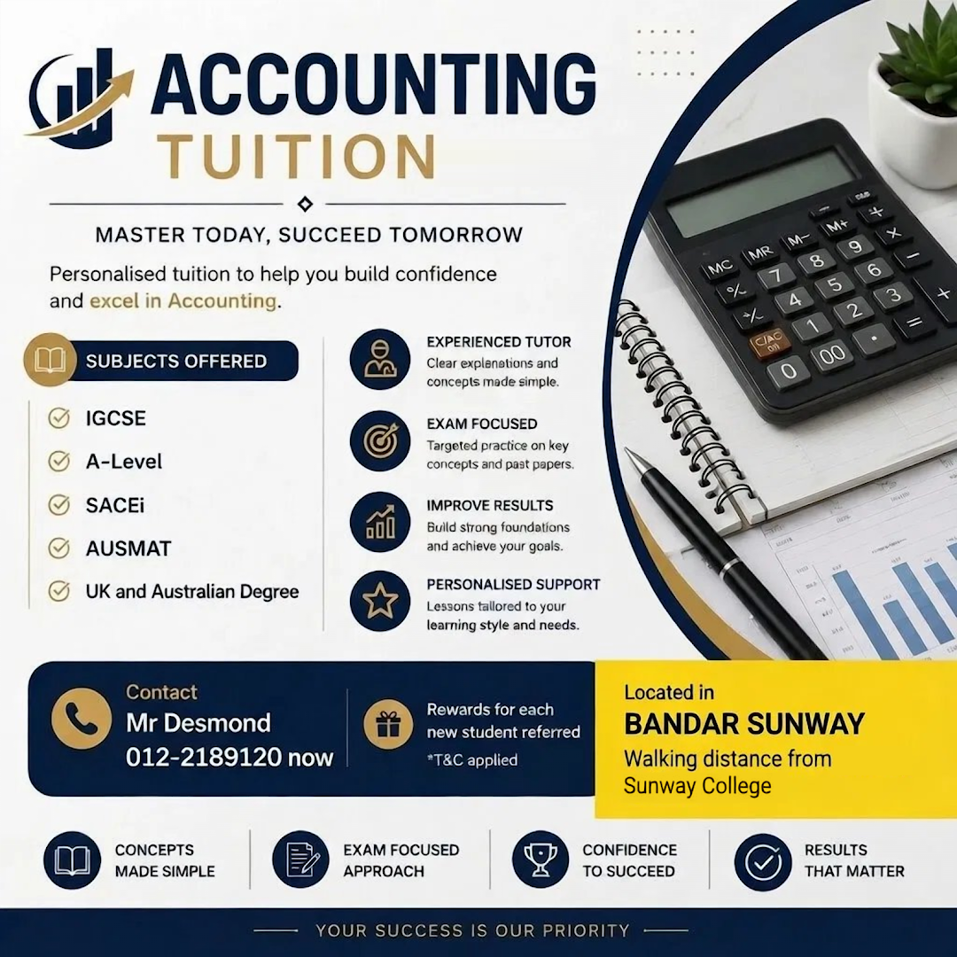 Desmond Ong Accounting Tuition — photo 2