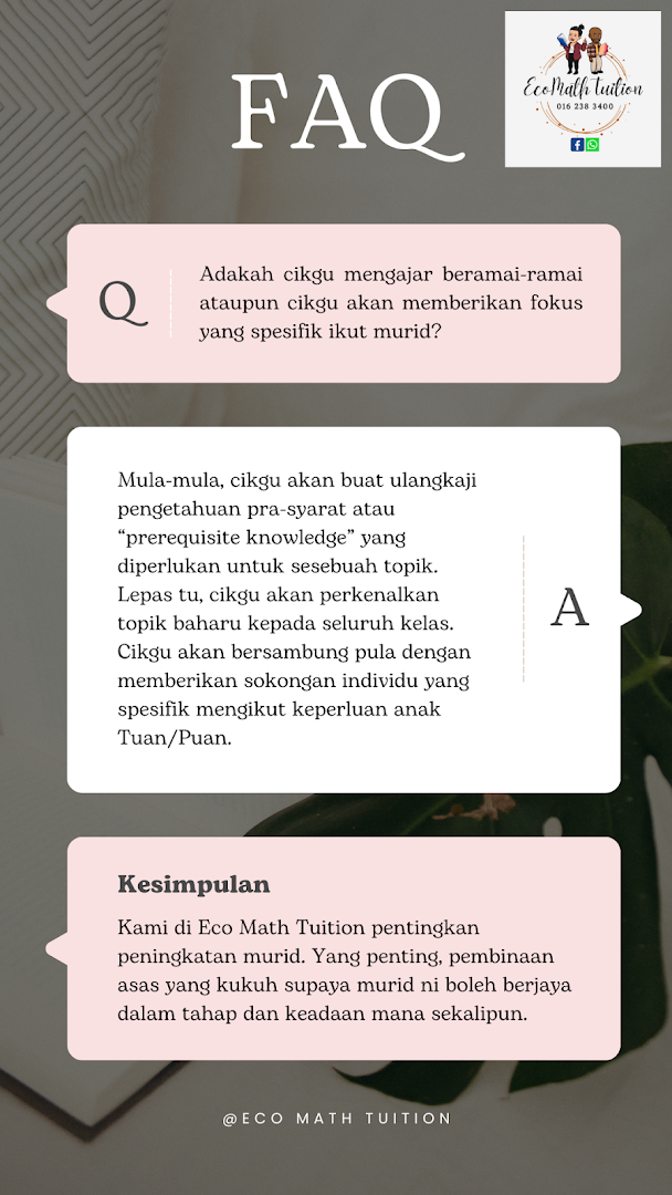 Eco Math Tuition — photo 5