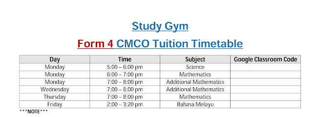 i Study (Study Gym Care Center) — tuition centre in Petaling Jaya