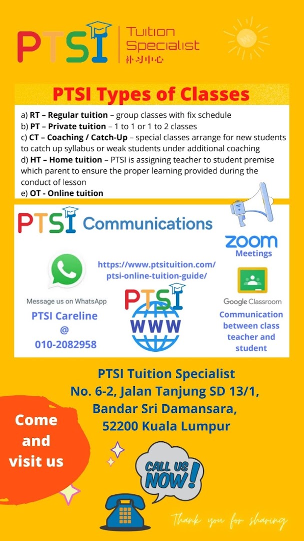 PTSI Tuition Specialist | Pusat Tuisyen Sumbang Ilmu — photo 4