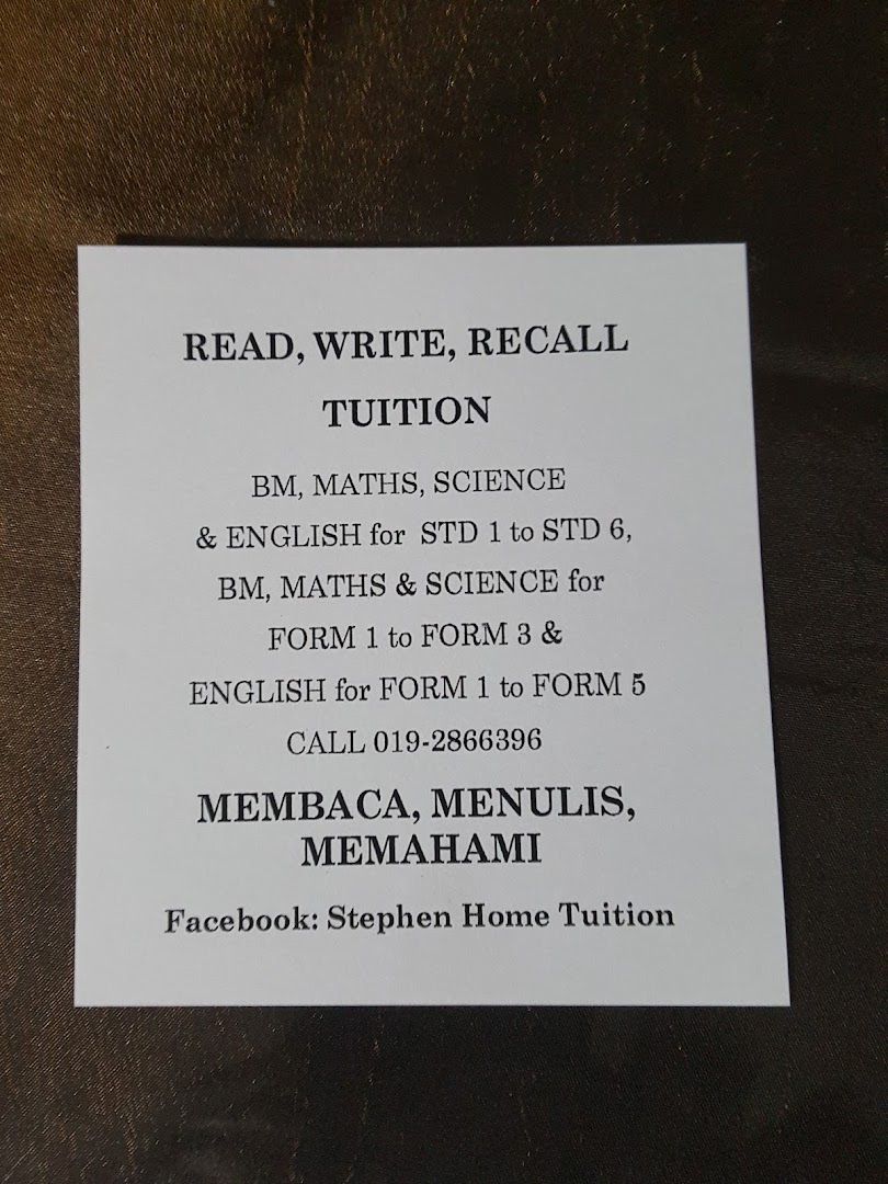 Stephen Home Tuition — photo 3
